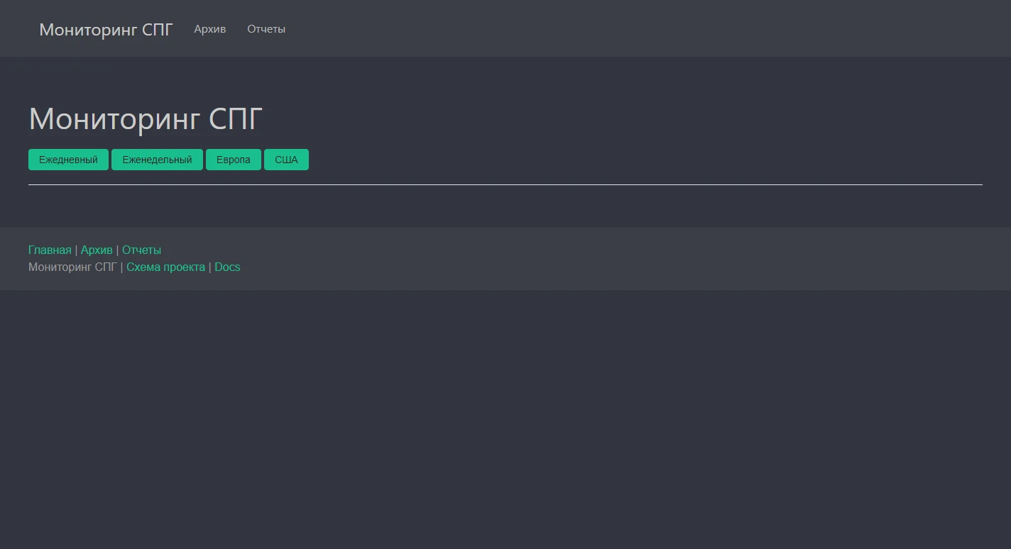 Мониторинг СПГ
