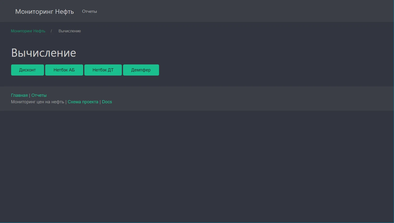 Мониторинг нефти